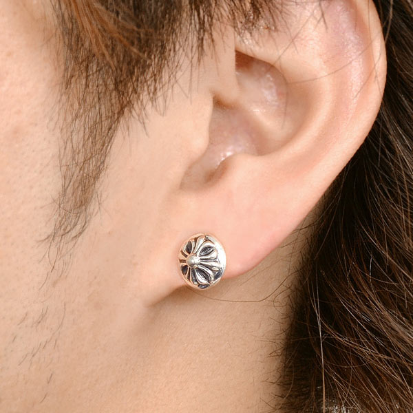 シルバーピアス EARRING STUD-CROSSBL SLV(片耳用)