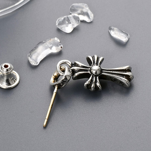 シルバーピアス EARRING PC-CH CROSS-BABY FAT(片耳用)