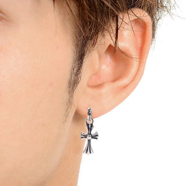 シルバーピアス EARRING PC-CH CROSS-BABY FAT(片耳用)