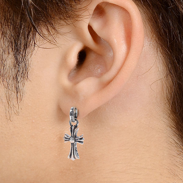 シルバーピアス EARRING PC-CH CROSS-BABY FAT(片耳用)