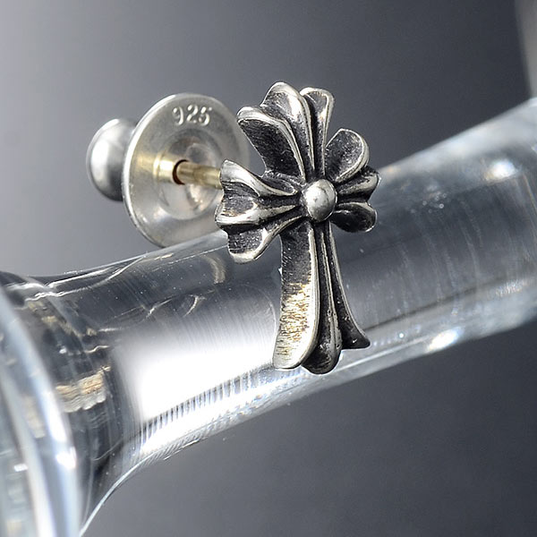シルバーピアス CH Cross #2 Stud Earring(片耳用)
