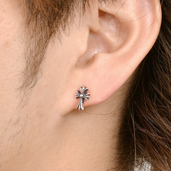 シルバーピアス CH Cross #2 Stud Earring(片耳用)