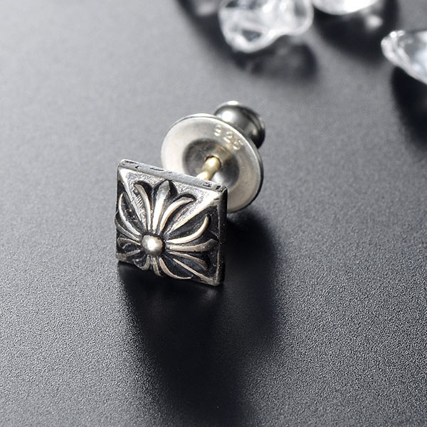 シルバーピアス EARRING PC-STUD-PYRAMID PL(片耳用)