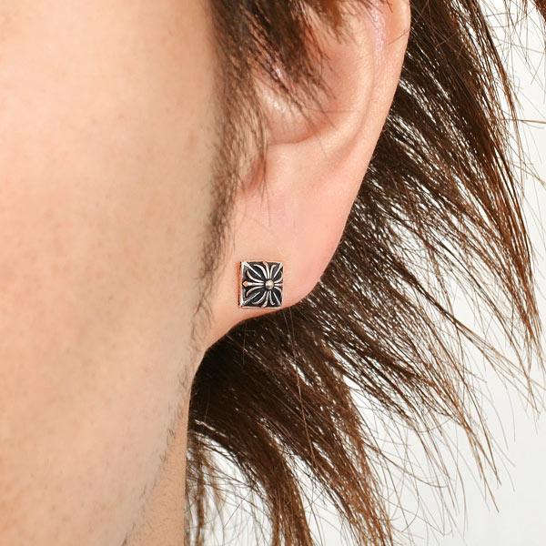 シルバーピアス EARRING PC-STUD-PYRAMID PL(片耳用)