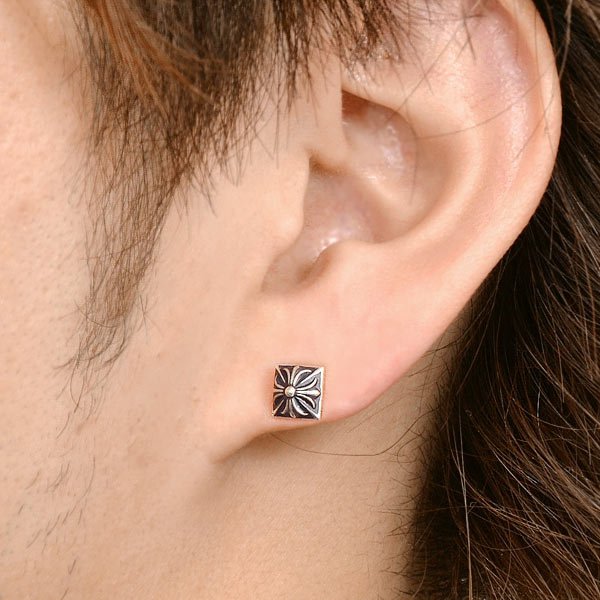 シルバーピアス EARRING PC-STUD-PYRAMID PL(片耳用)