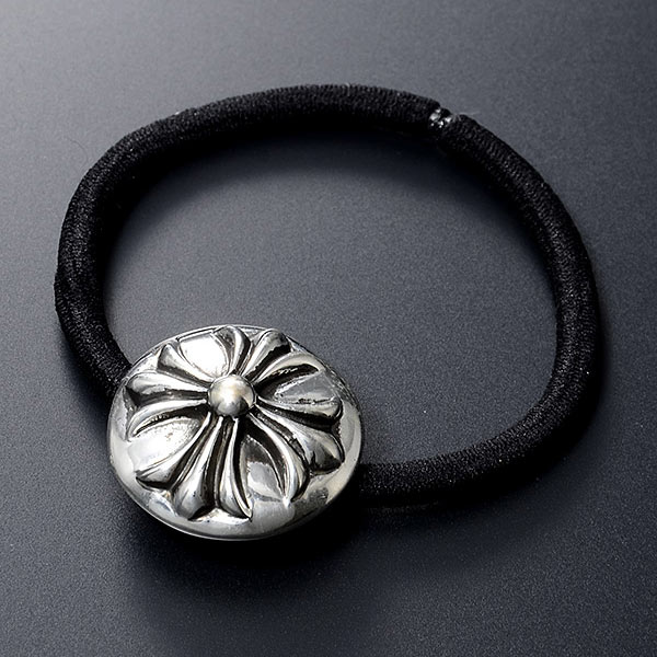 ゴムブレスレット HAIRBAND SLV-TOP:CROSSB