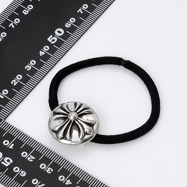ゴムブレスレット HAIRBAND SLV-TOP:CROSSB