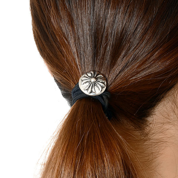 ゴムブレスレット HAIRBAND SLV-TOP:CROSSB