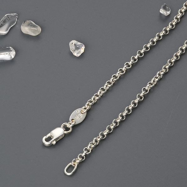 シルバーネックレス Roll Chain 18-SLV