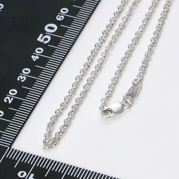 シルバーネックレス Roll Chain 18-SLV