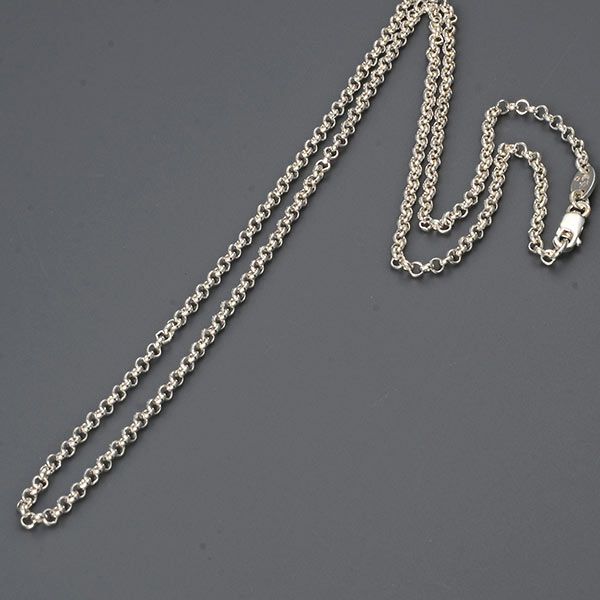 シルバーネックレス Roll Chain 20-SLV