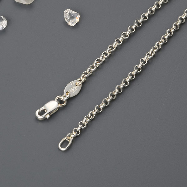 シルバーネックレス Roll Chain 20-SLV