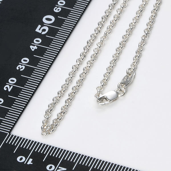 シルバーネックレス Roll Chain 20-SLV