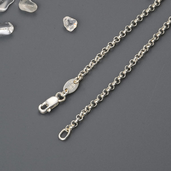 シルバーネックレス Roll Chain 24-SLV