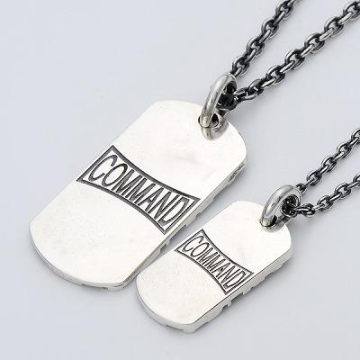 シルバーペアネックレス