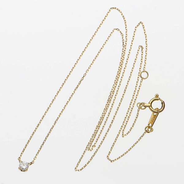 イエローゴールドネックレス