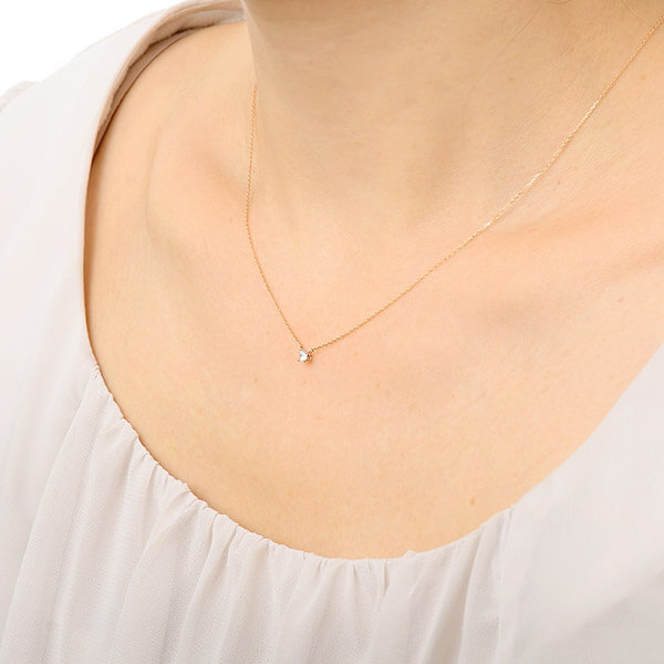 イエローゴールドネックレス