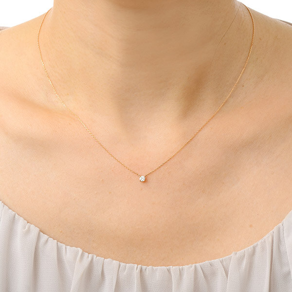 イエローゴールドネックレス