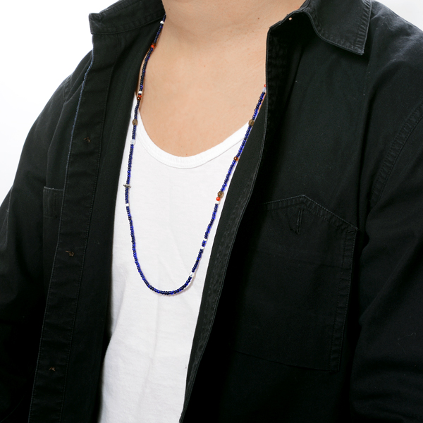 ビーズネックレス