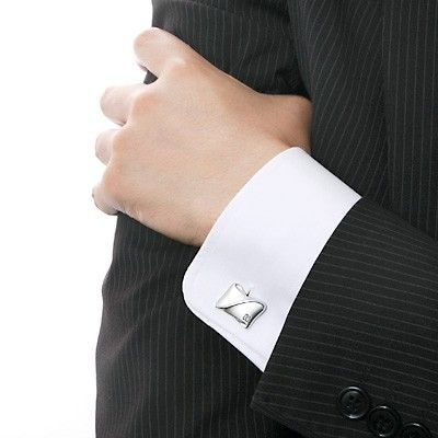 ブラスカフス&タイピンセット