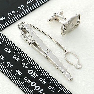 シルバーカフス&タイピンセット