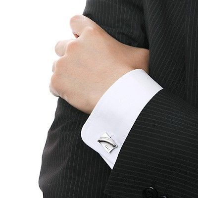 ブラスカフス&タイピンセット