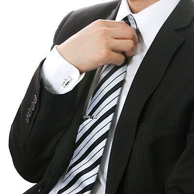 ブラスカフス&タイピンセット