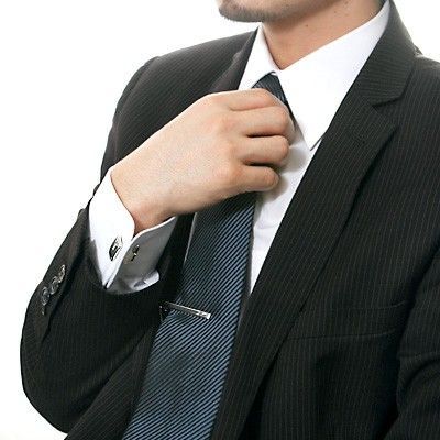 ブラスカフス&タイピンセット