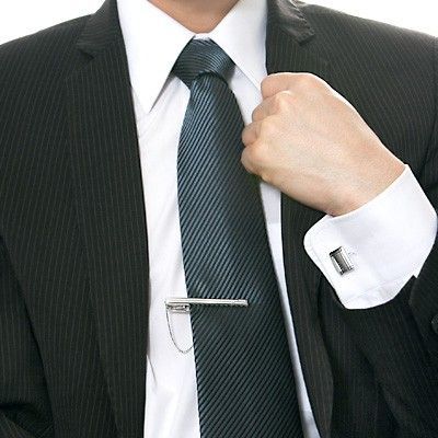 ブラスカフス&タイピンセット