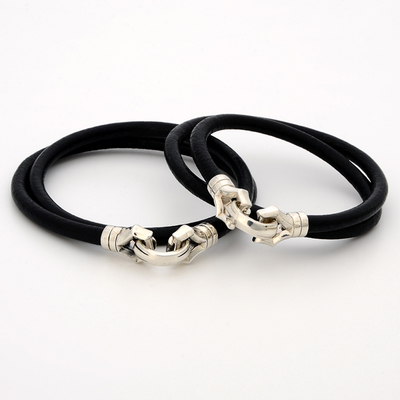 レザーペアブレスレット