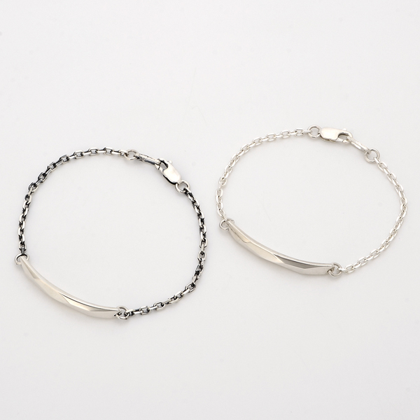 シルバーペアブレスレット