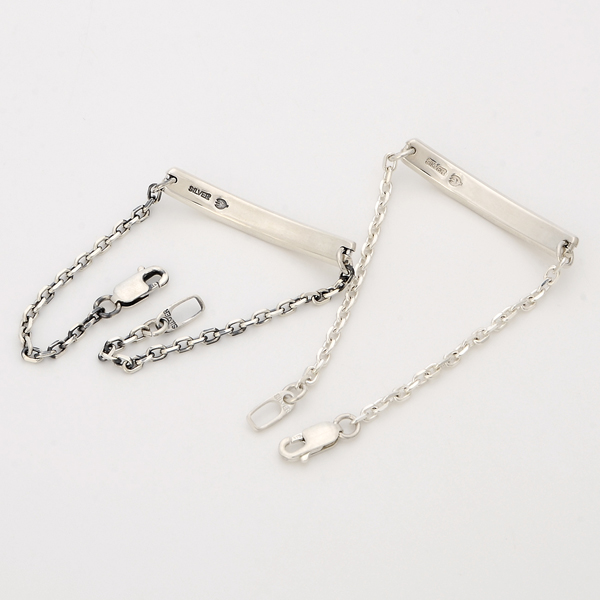 シルバーペアブレスレット