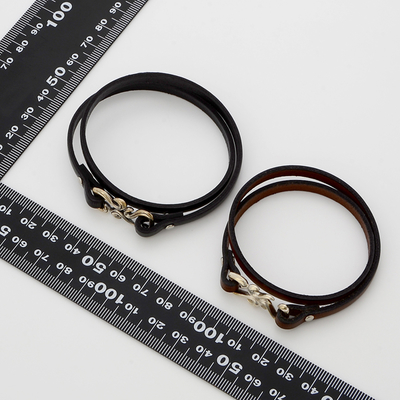 レザーペアブレスレット