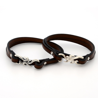 レザーペアブレスレット