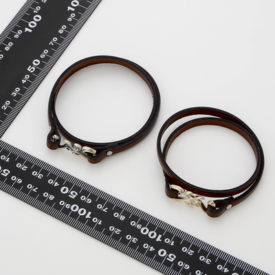 レザーペアブレスレット