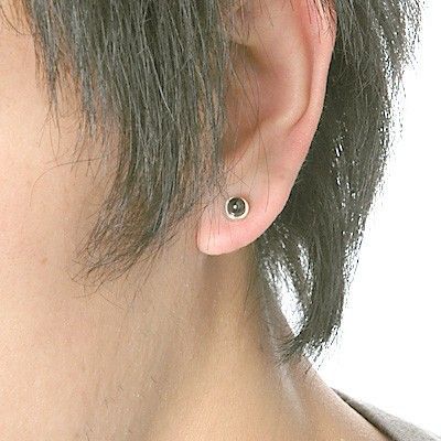 シルバースタッドピアス(片耳用)