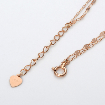 ピンクゴールドブレスレット