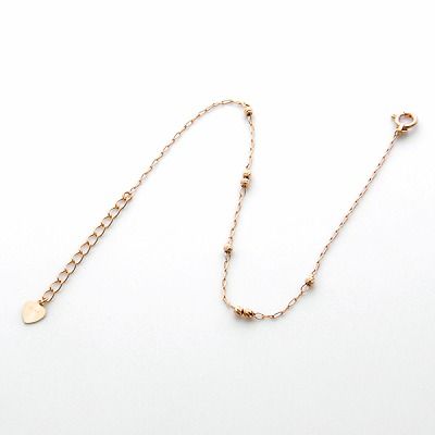 ピンクゴールドブレスレット