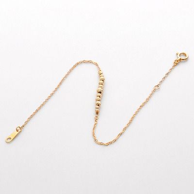 ピンクゴールドブレスレット