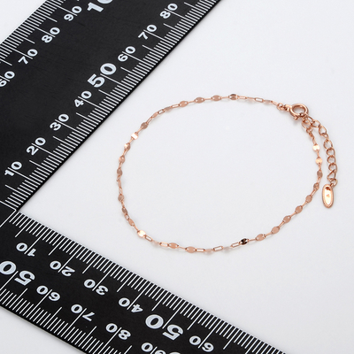 ピンクゴールドブレスレット