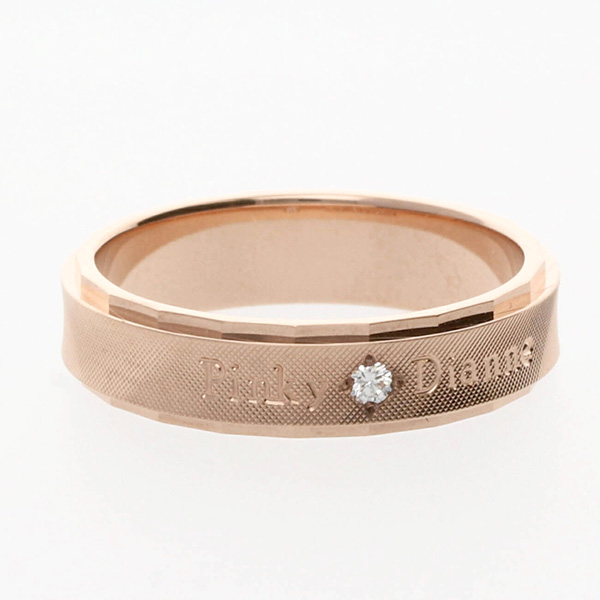 ピンクゴールドマリッジリング