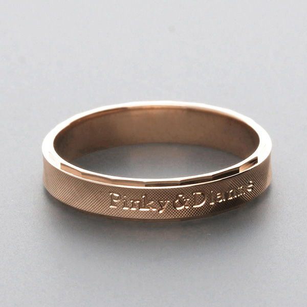 ピンクゴールドマリッジリング