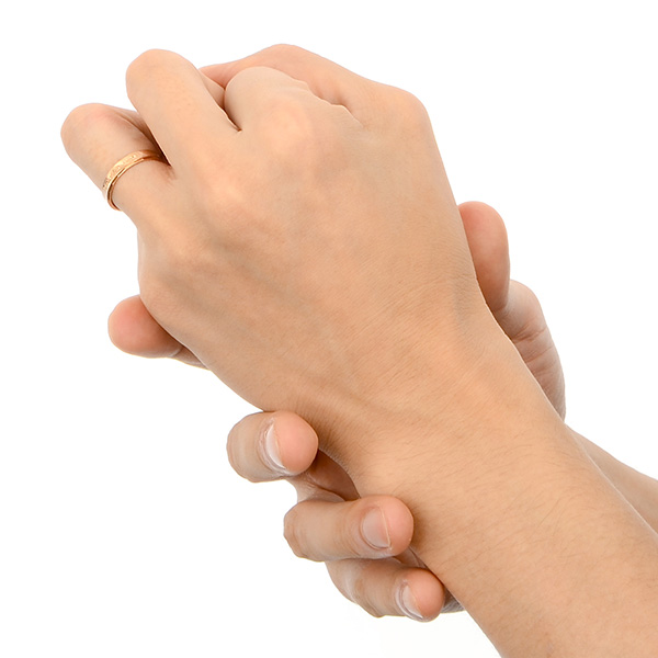 ピンクゴールドマリッジリング