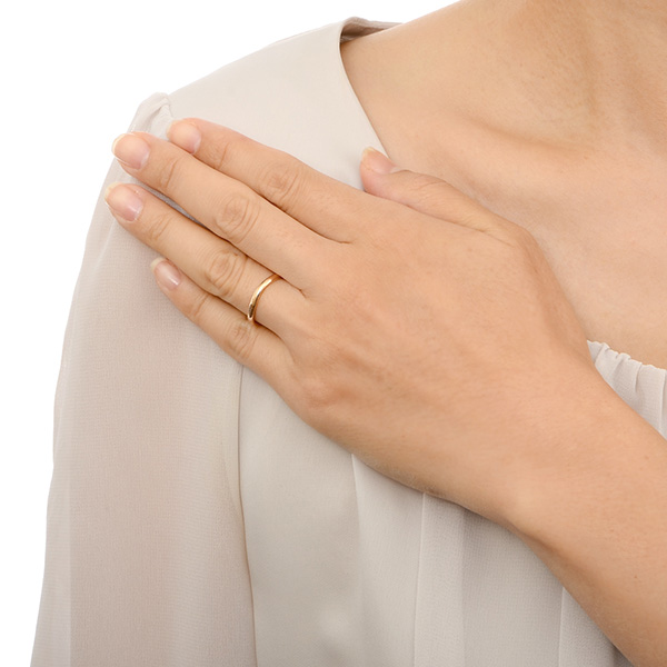 ピンクゴールドマリッジリング