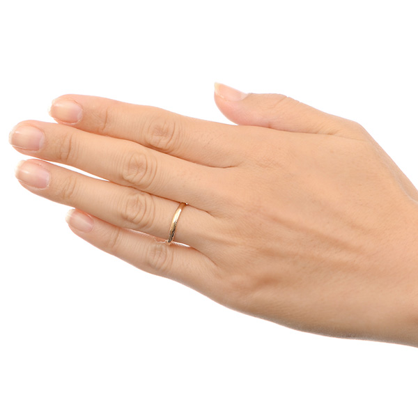 ピンクゴールドマリッジリング