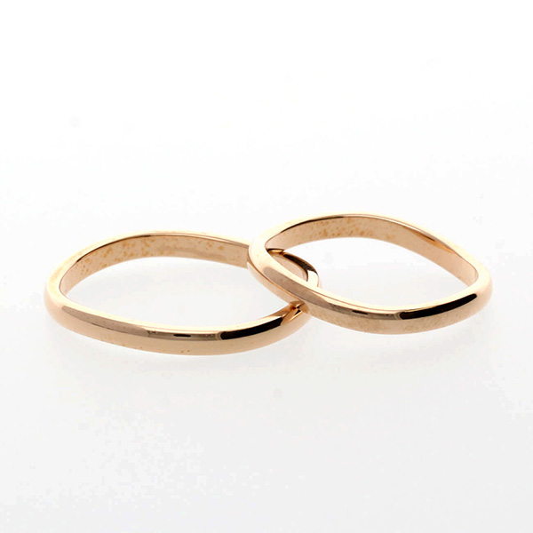 ピンクゴールドマリッジリング