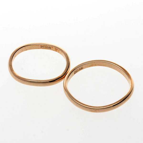 ピンクゴールドマリッジリング