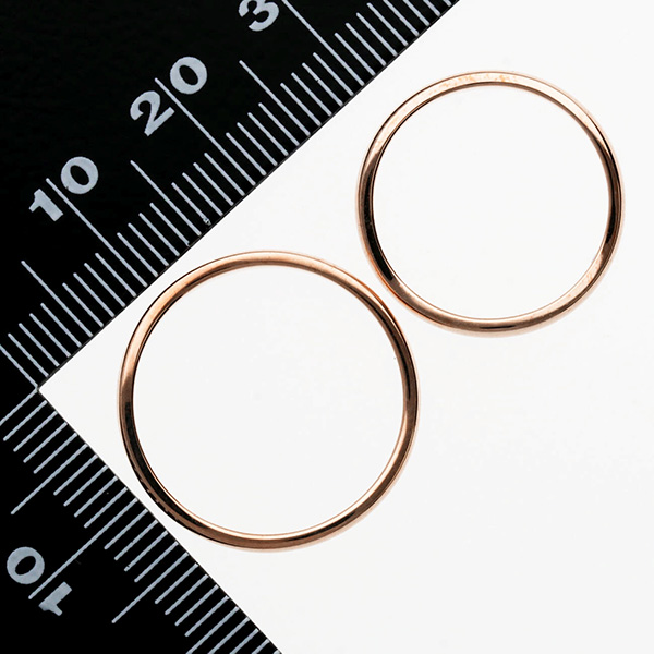 ピンクゴールドマリッジリング