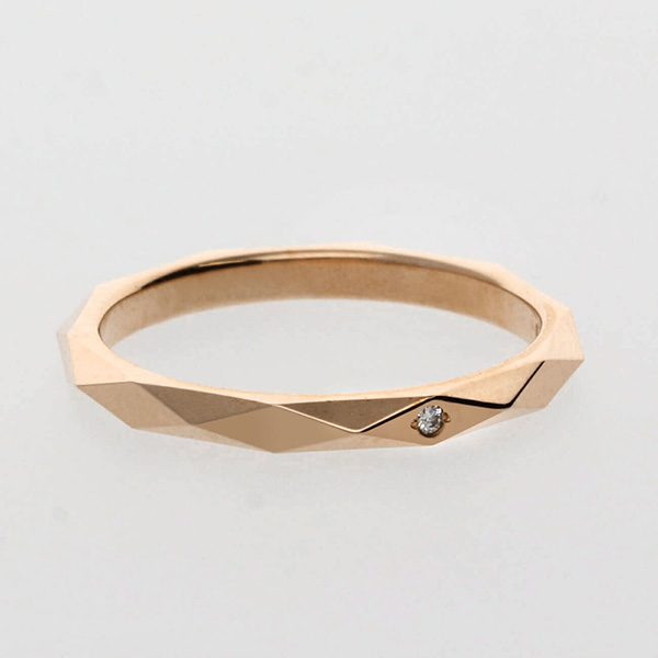 ピンクゴールドマリッジリング