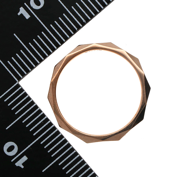 ピンクゴールドマリッジリング